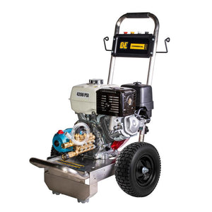 BE Power B4213HSJ 4,200 PSI 4.2 GPM Cold Water Gas Pressure Washer
in white background