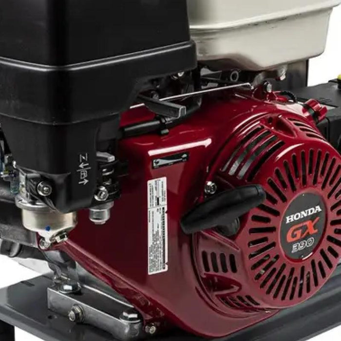 BE Power B4213HTBGS 4,200 PSI 4.2 GPM Truck Mount Cold Water Gas Pressure Washer close up
