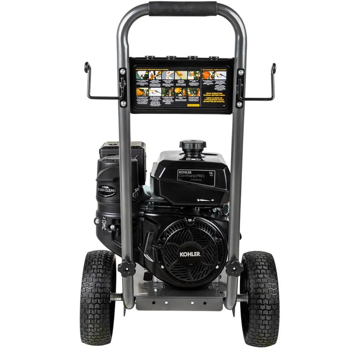 BE Power B4214KC 4,200 PSI 4.0 GPM Gas Pressure Washer with Kohler CH440 Engine and Triplex Pump back view