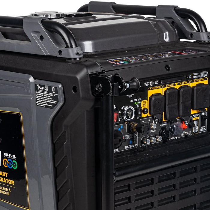 BE Power BE10500IT 10,500 Watt Digital Inverter Generator close up
