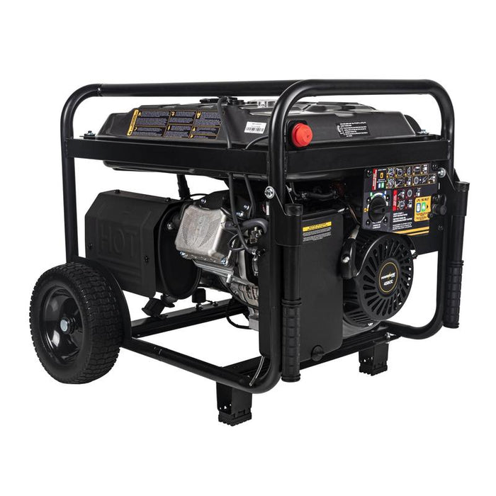 BE Power BE12500T 12,500 Watt Tri-Fuel Generator right side view