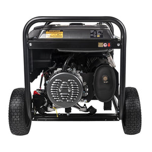 BE Power BE12500T 12,500 Watt Tri-Fuel Generator rear view