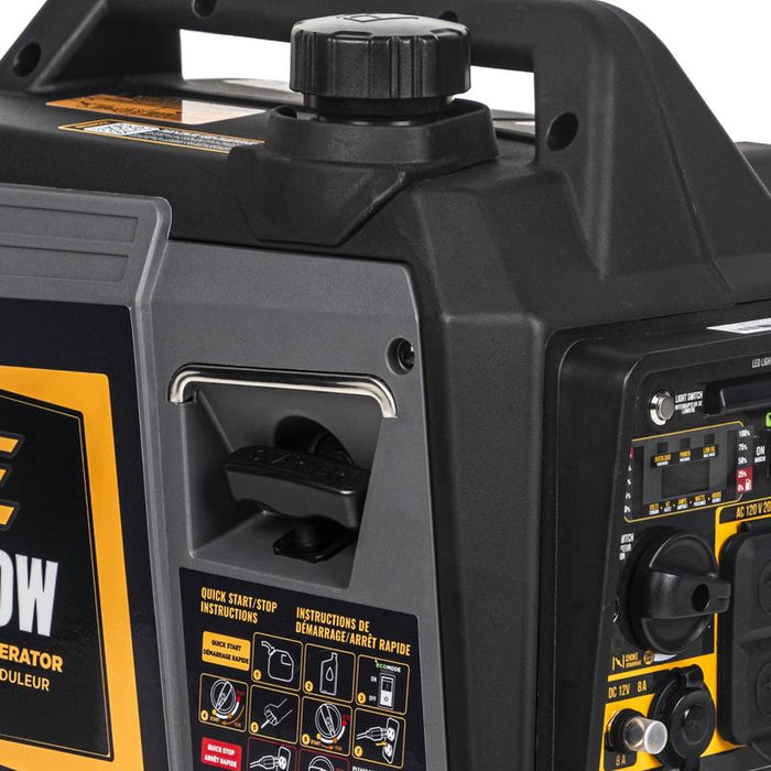 BE Power BE2800I 2,800 Watt Digital Inverter Generator close up