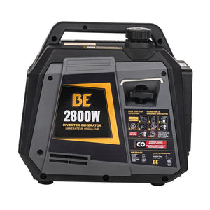BE Power BE2800I 2,800 Watt Digital Inverter Generator side view