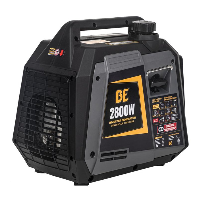 BE Power BE2800I 2,800 Watt Digital Inverter Generator left side view