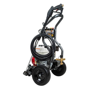 BE Power BE3265HA 3,200 PSI 2.8 GPM Gas Pressure Washer with Honda GX200 Engine and AR Triplex Pump
back left view