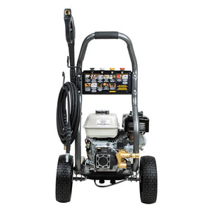 BE Power BE3265HA 3,200 PSI 2.8 GPM Gas Pressure Washer with Honda GX200 Engine and AR Triplex Pump
back view