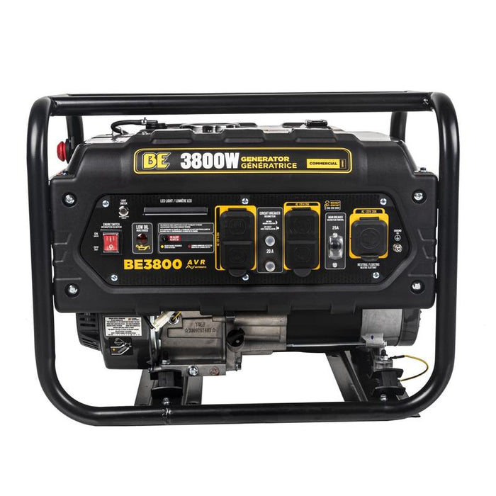 BE Power BE3800 3,800 Watt Generator
back view
