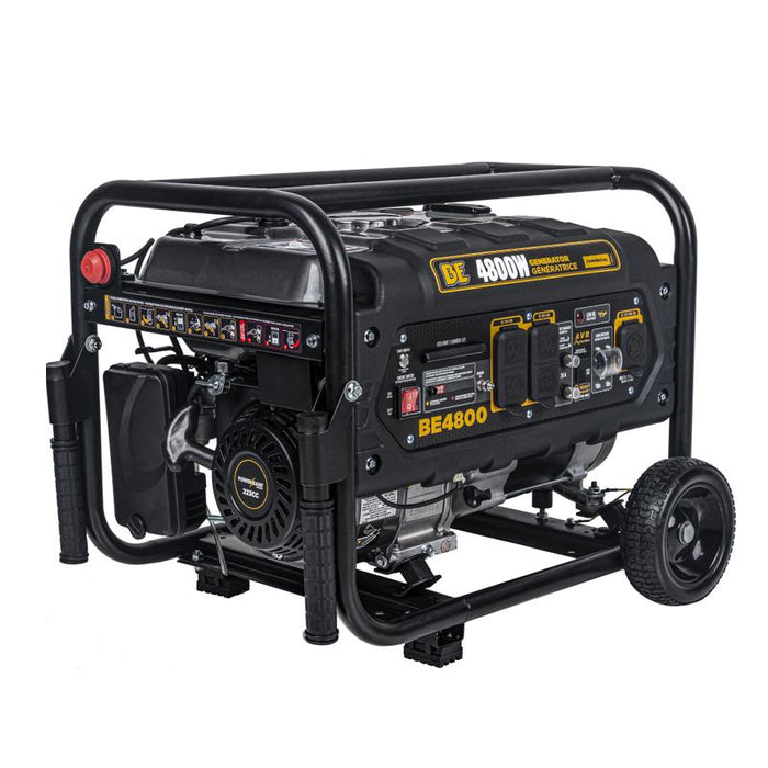 BE Power BE4800 4,800 Watt Generator side view
