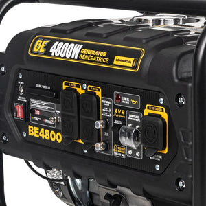 BE Power BE4800 4,800 Watt Generator close up
 