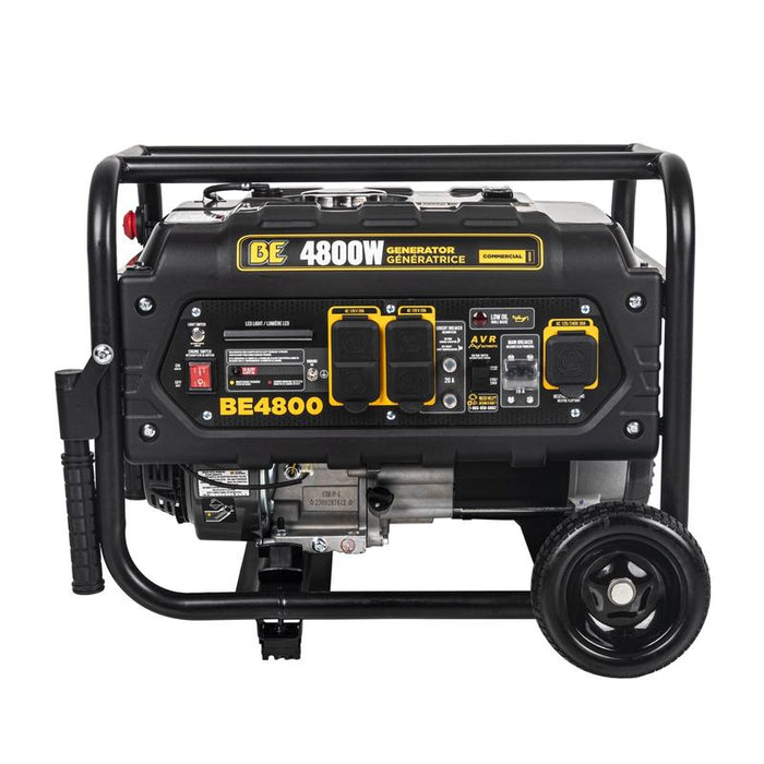 BE Power BE4800 4,800 Watt Generator left side view
