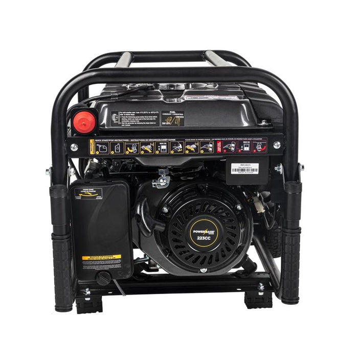 BE Power BE4800 4,800 Watt Generator back view

