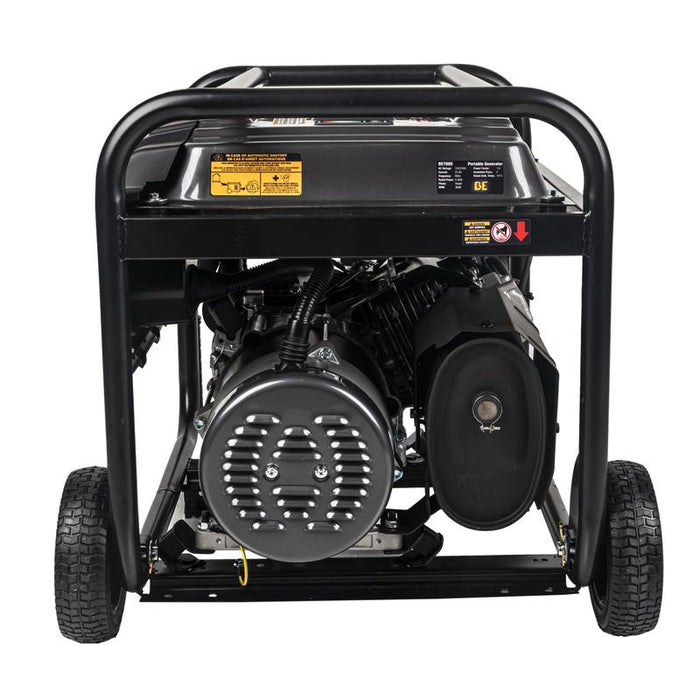 BE Power BE7000 7,000 Watt Generator
back view