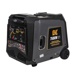 BE Power Equipment BE7500ID 7,500 watt digital inverter generator, front view