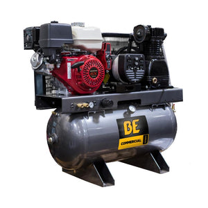 BE Power Compressor Generator 30 GAL in white background
