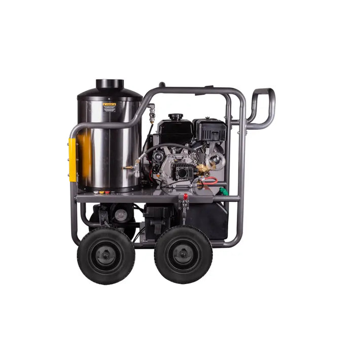 BE Power HW4015RA 4,000 PSI 4.0 GPM Hot Water Pressure Washer with Powerease 420 Engine and AR Triplex Pump right view
