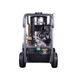 BE Power HW4015RA 4,000 PSI 4.0 GPM Hot Water Pressure Washer with Powerease 420 Engine and AR Triplex Pump back view
