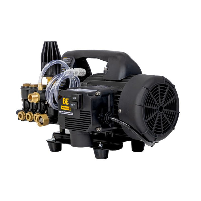 BE Power P1515EPN 1,500 PSI 1.6 GPM 1.5 HP Portable Electric Pressure Washer left side view
