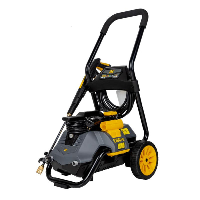 BE Power P2314EN 2,300 PSI 1.7 GPM Electric Pressure Washer with Powerease Motor and AR Axial Pump
left side view