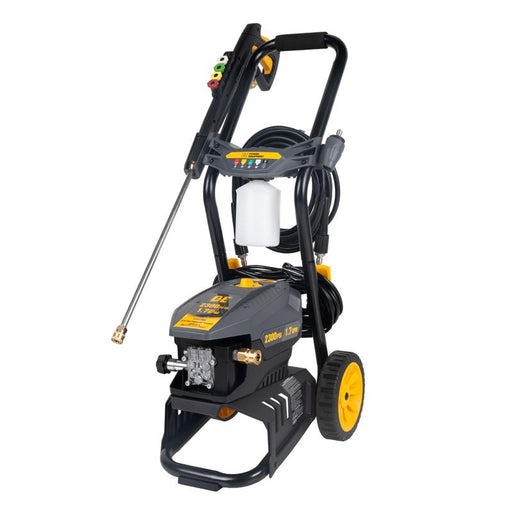 BE Power P2317EN 2,300 PSI 1.7 GPM Electric Pressure Washer with AR Axial Pump left side view
 