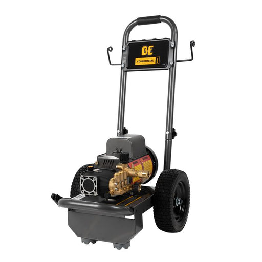 BE Power PE-1115EW1A 1,100 PSI 2.0 GPM 1.5 HP Electric Pressure Washer with Baldor Motor and Triplex Pump
in white background