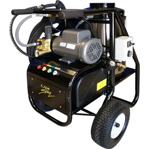Cam Spray 1000SHDE Pressure Washer Electric Powered Diesel Fired Hot Water 3 GPM 1,000 PSI in white background
