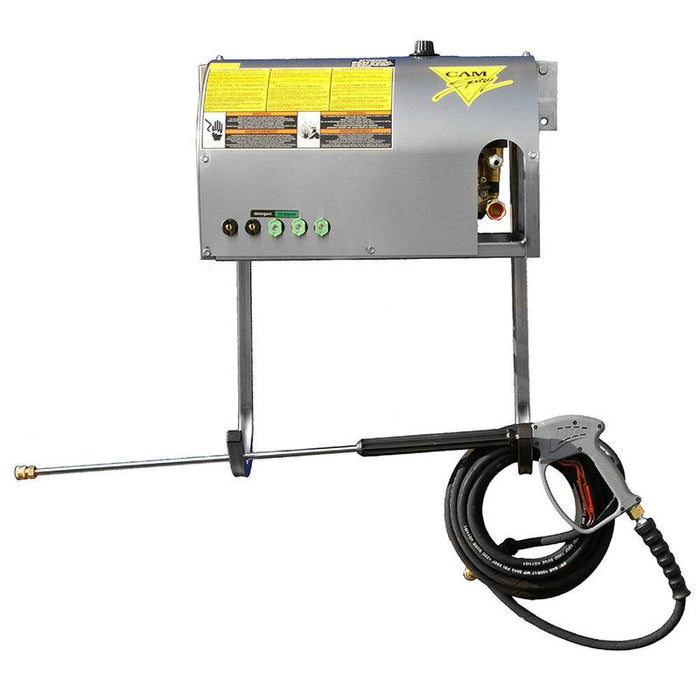 Cam Spray 1000WM/SS Pressure Washer Electric Powered Deluxe Wall Mount Cold Water 2 GPM 1,000 PSI