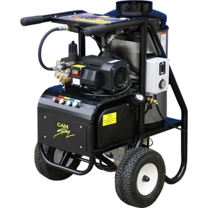 Cam Spray 1450SHDE Pressure Washer Electric Powered Diesel Fired Hot Water 2 GPM 1,450 PSI in white background
