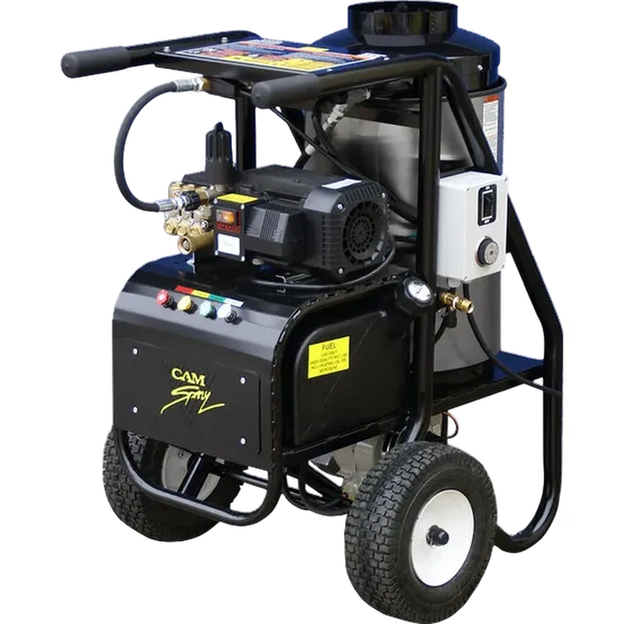 Cam Spray 1450SHDE Pressure Washer Electric Powered Diesel Fired Hot Water 2 GPM 1,450 PSI in white background