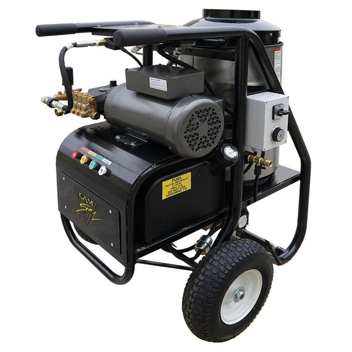Cam Spray 2725SHDE Pressure Washer Electric Powered Diesel Fired Hot Water 2.5 GPM 2,700 PSI