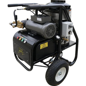 Cam Spray 2725SHDE Pressure Washer Electric Powered Diesel Fired Hot Water 2.5 GPM 2,700 PSI front view
