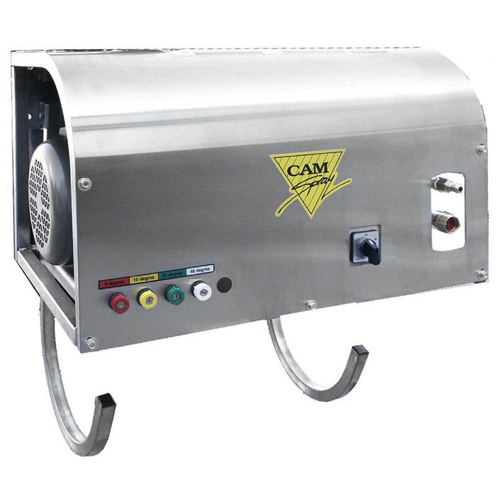 Cam Spray 3000WM/SSM3 Pressure Washer 208V-230V Electric Powered Deluxe Wall Mount Cold Water 4 GPM 3,000 PSI