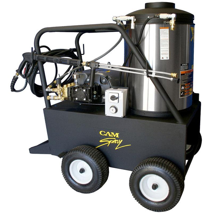 Cam Spray 3050QE Pressure Washer Electric Powered Diesel Fired Hot Water 5 GPM 3,000 PSI