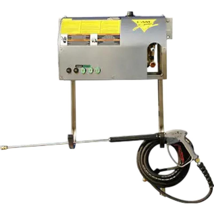 Cam Spray 1500WM/SSA Pressure Washer Electric Powered Deluxe Wall Mount Cold Water 3 GPM 1,500 PSI Auto Start/Stop in white background
