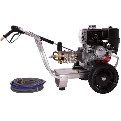 Pressure-Pro Eagle II E4042HV-20 gas powered cold water direct drive pressure washer, front view