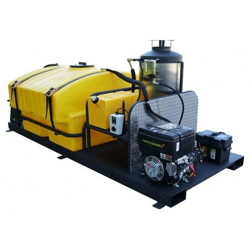 Cam Spray 3040TMD-HOT Pressure Washer Diesel Powered Skid Mount Diesel Fired Hot Water 4 GPM 3,000 PSI