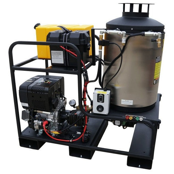 Cam Spray MCB3040D Pressure Washer Diesel Powered Skid Mount Diesel Fired Hot Water 4 GPM 3,000 PSI