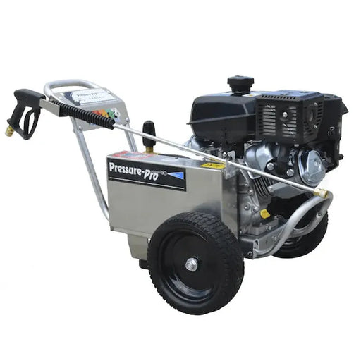 Pressure-Pro EB4040KG-20 Eagle II Series 4,000 PSI 4 GPM Belt Drive GP-EZ Pump Kohler CH440 Cold Water Gas Pressure Washer in white background
 