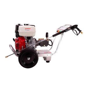 Pressure-Pro E4040HA-20 4000 PSI 4 GPM Gas Powered Cold Water Pressure Washer with 389 CC Honda Engine left side