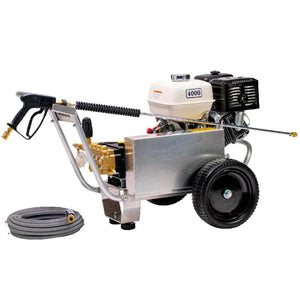 Pressure-Pro EB4040HA-20 4000 PSI 4 GPM Gas Powered Cold Water Pressure Washer with 389 CC Honda Engine left view