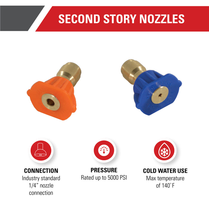 Simpson 80177 5,000 PSI Replacement Second Story Quick Connect Nozzles