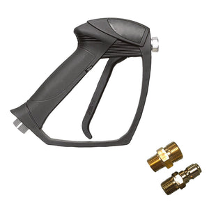 Simpson 80178 hot water pressure washer spray gun rated to 5,000 PSI, angled view
