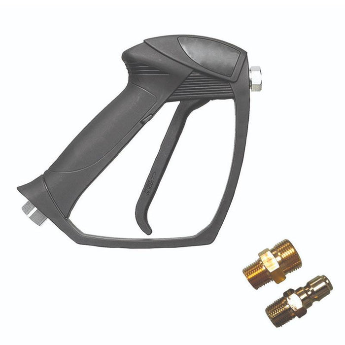 Simpson 80178 5,000 PSI Easy Pull Trigger Quick Connect Hot Water Spray Gun in white background
 