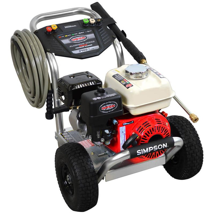 Simpson ALH3425 3,400 PSI 2.5 GPM Cold Water Gas Aluminum Pressure Washer front view
