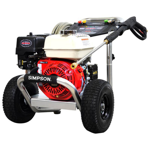 Simpson ALH3425 3,400 PSI 2.5 GPM Cold Water Gas Aluminum Pressure Washer in white background