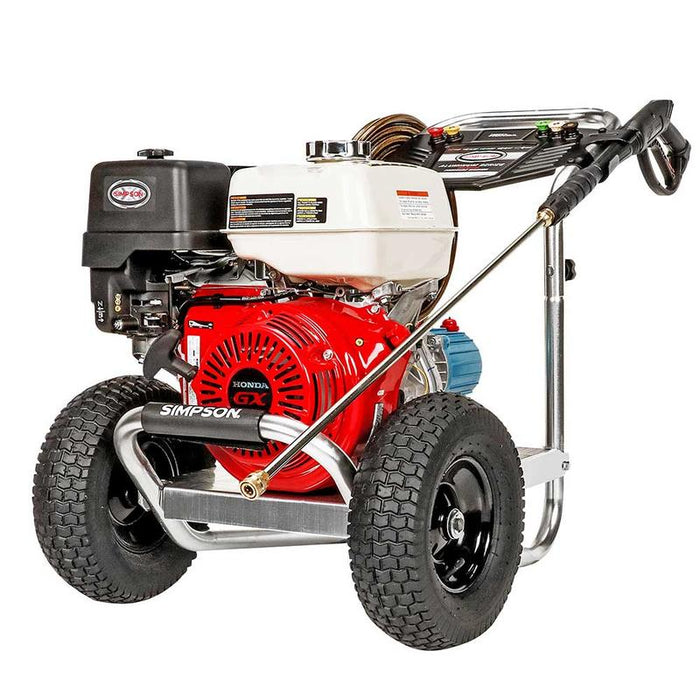 Simpson ALH4240 4,200 PSI 4 GPM Cold Water Gas Professional Pressure Washer in white background