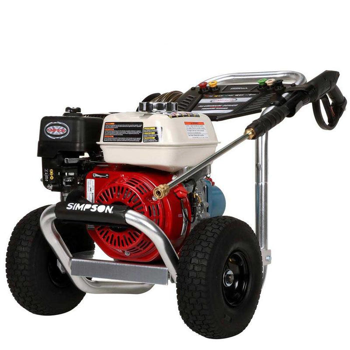 Simpson ALH3228-S 2.8 GPM Cold Water Commercial Gas Powered Pressure Washer in white background
