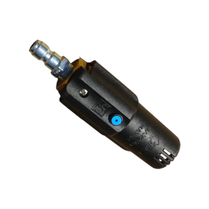 Pressure-Pro ARM020 Rotomax rotating nozzle rated to 3,500 PSI, angled view