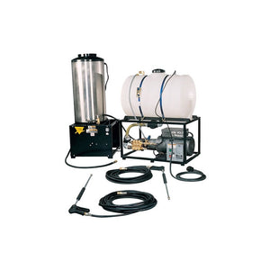 Cam Spray 3040STATLEF Pressure Washer Electric Powered Stationary LP Gas Fired Hot Water 4 GPM 3,000 PSI