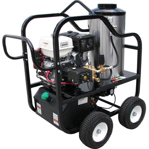 Pressure-Pro Hot Shot Gas 4012-10G 4,000 PSI 4.0 GPM Gas Powered Hot Water Pressure Washer with Honda GX390 Engine